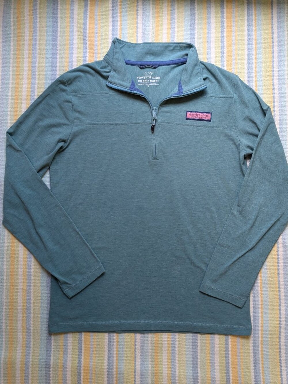 PRICE DROP ↓  Vineyard Vines Teal Aquamarine The Shep Shirt Pullover Small